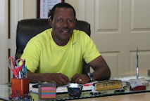 Habtu at his Tivoli Lakes desk
