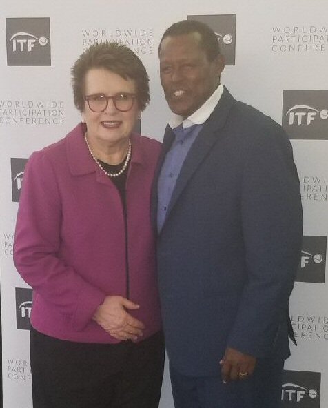 Billie Jean King and Habtu, 2019